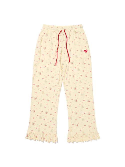 KIRSH MELLOW LONG PAJAMA SET(YELLOW)