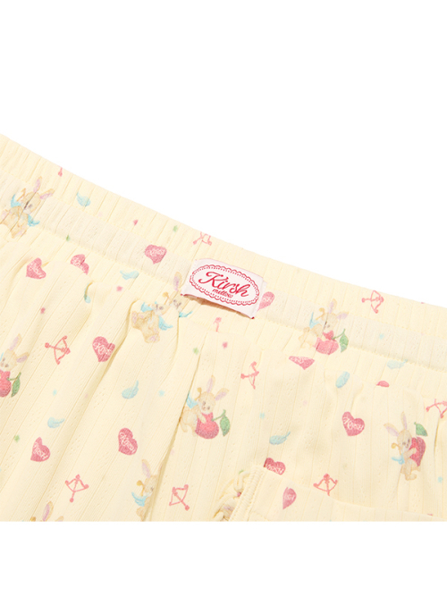 KIRSH MELLOW LONG PAJAMA SET(YELLOW)