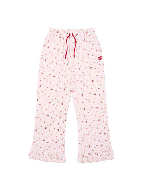 KIRSH MELLOW LONG PAJAMA SET(LIGHT PINK)