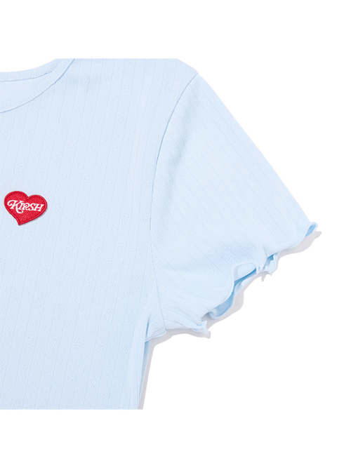 KIRSH MELLOW SHORT PAJAMA SET(LIGHT SKY)