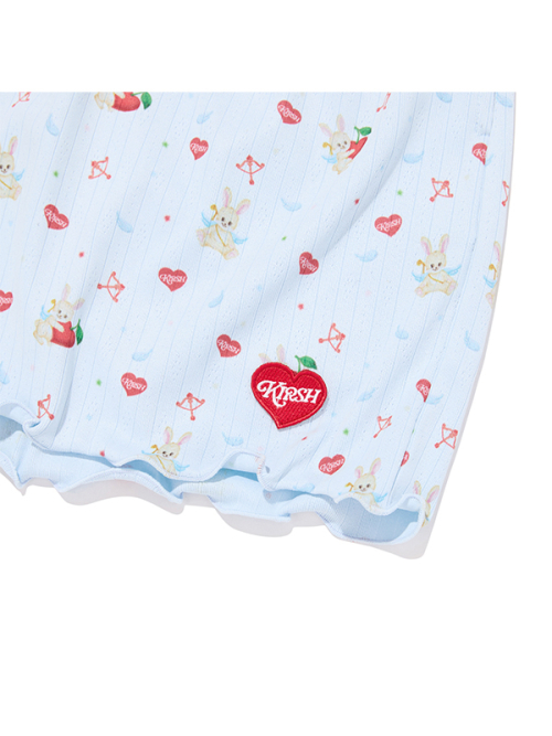 KIRSH MELLOW SHORT PAJAMA SET(LIGHT SKY)
