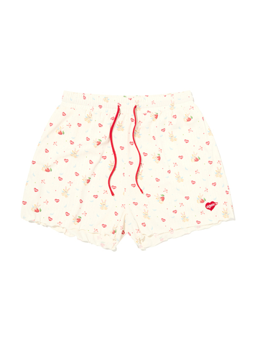 KIRSH MELLOW SHORT PAJAMA SET(IVORY)