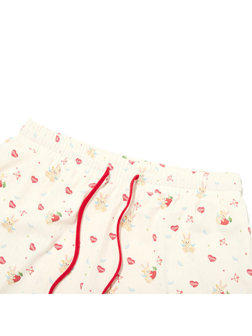KIRSH MELLOW SHORT PAJAMA SET(IVORY)