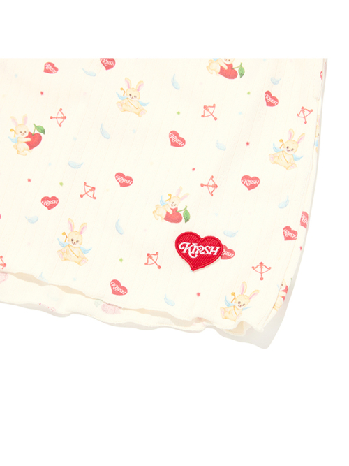KIRSH MELLOW SHORT PAJAMA SET(IVORY)