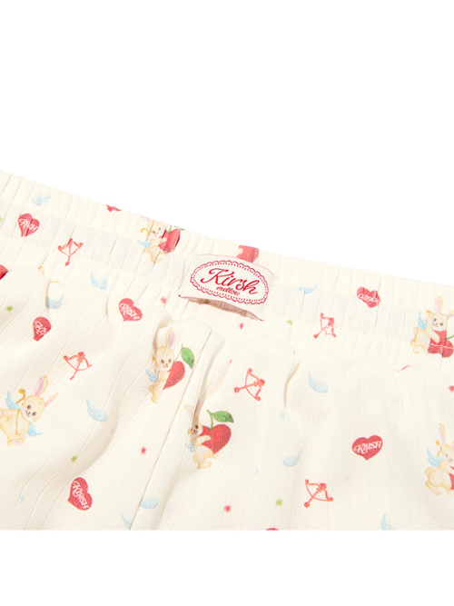 KIRSH MELLOW SHORT PAJAMA SET(IVORY)