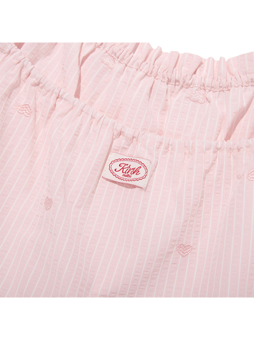 KIRSH MELLOW RUFFLE-POINT SLEEVELESS(LIGHT PINK)