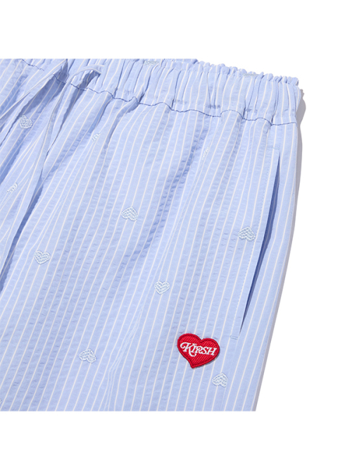 KIRSH MELLOW RUFFLE-POINT PAJAMA PANTS(SKY)