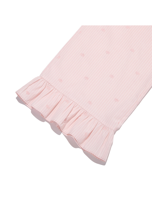 KIRSH MELLOW RUFFLE-POINT PAJAMA PANTS(LIGHT PINK)