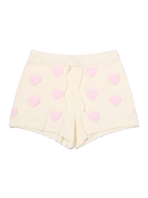 KIRSH MELLOW SOFT TOUCH KNIT SHORTS(LIGHT YELLOW)