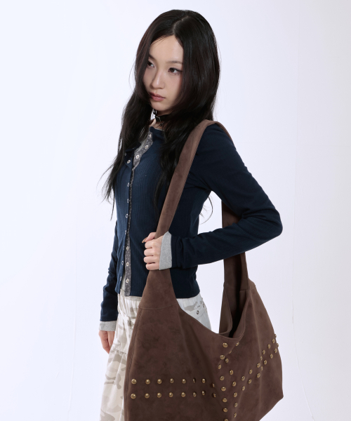 STAR POINT SLIM CARDIGAN [NAVY]