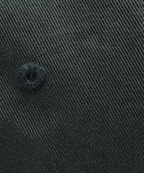 VLAD WASHED APPLIQUE BALL CAP_CHARCOAL