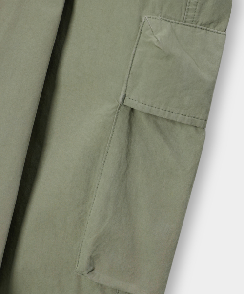 VLAD CURVED BANDING CARGO PANTS_KHAKI