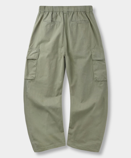 VLAD CURVED BANDING CARGO PANTS_KHAKI