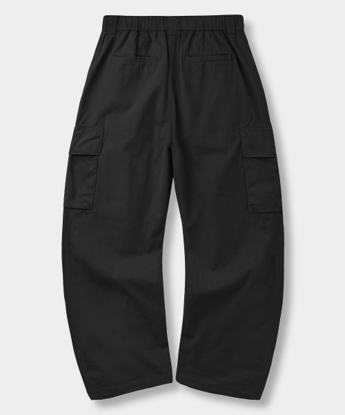 VLAD CURVED BANDING CARGO PANTS_BLACK
