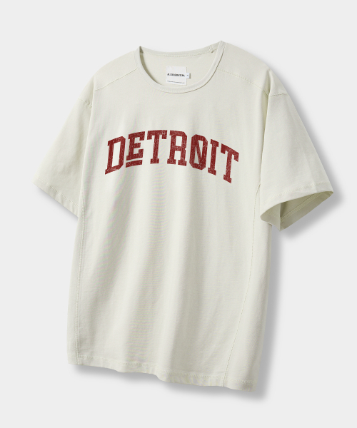 USA ARCH LOGO SEMI CROP SHORT SLEEVE T-SHIRT_4 COLOR