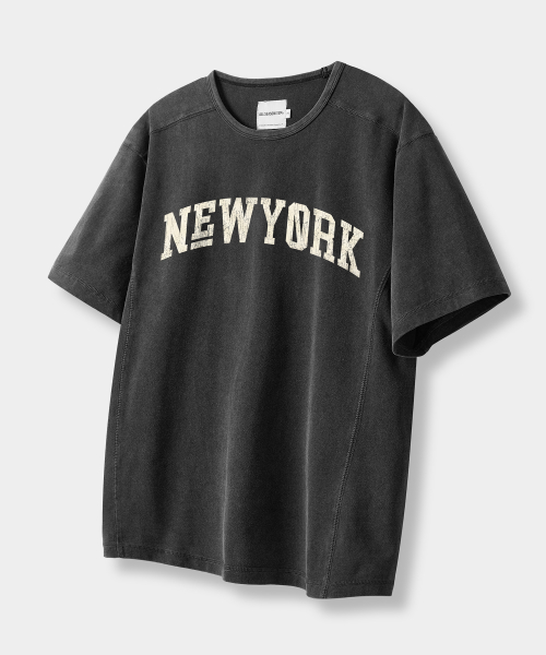 USA ARCH LOGO SEMI CROP SHORT SLEEVE T-SHIRT_4 COLOR