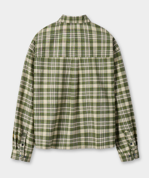 ©EVERYONE’S SEMI CROP CHECK SHIRT_6 COLOR