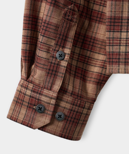 ©EVERYONE’S SEMI CROP CHECK SHIRT_6 COLOR