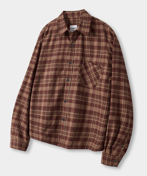 ©EVERYONE’S SEMI CROP CHECK SHIRT_6 COLOR