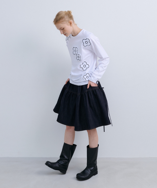 CUSION APLIQUE TOP - WHITE