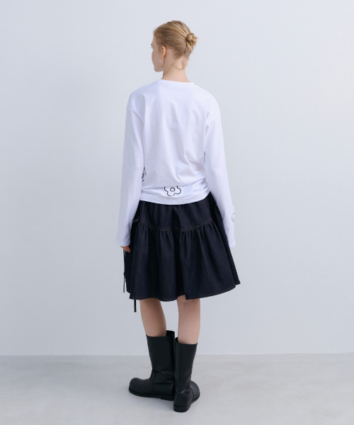 CUSION APLIQUE TOP - WHITE