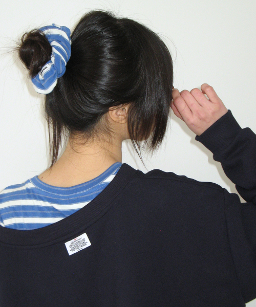 RRAC V NECK OVER FIT SWEATSHIRT NAVY