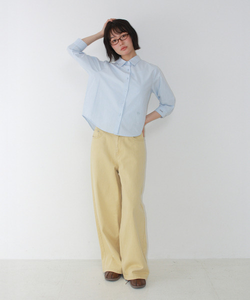 RRAC PASTEL COTTON SHIRT SKY