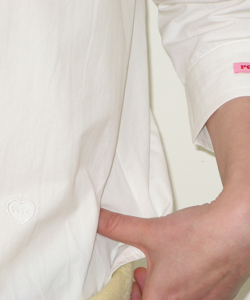 RRAC PASTEL COTTON SHIRT WHITE