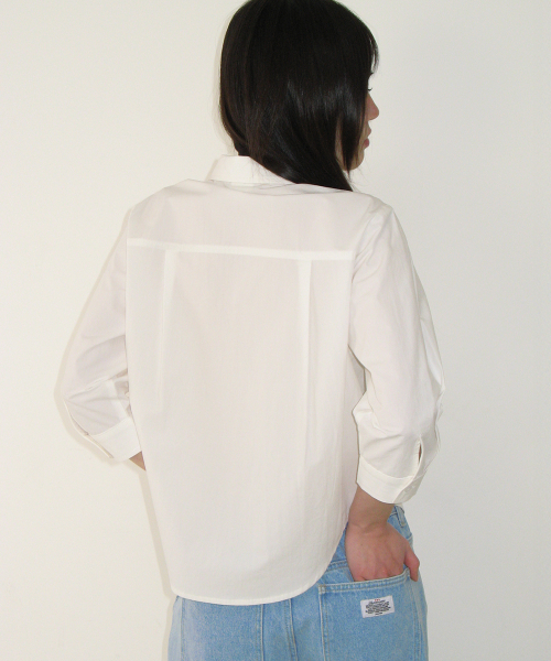 RRAC PASTEL COTTON SHIRT WHITE