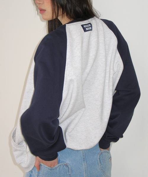 COLLARLESS RAGLAN ZIP UP WHITE MELNAGE