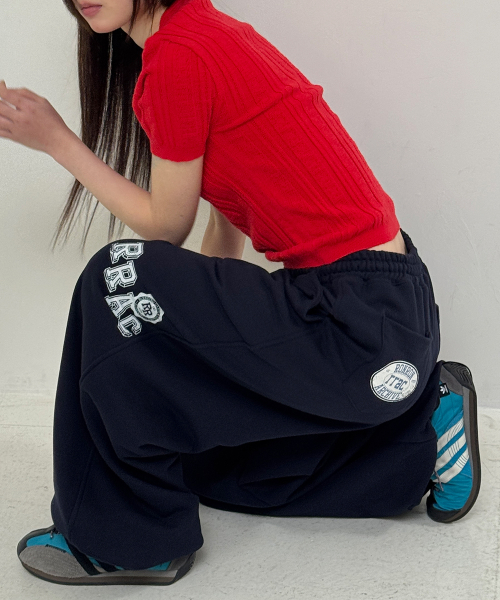 RRAC WIDE SWEAT PANTS NAVY
