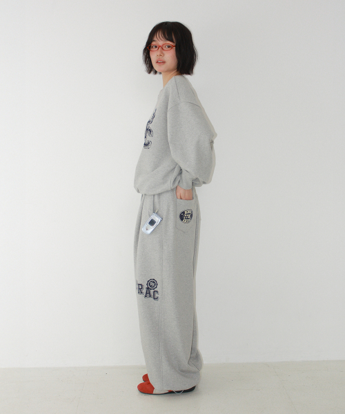 RRAC WIDE SWEAT PANTS GREY