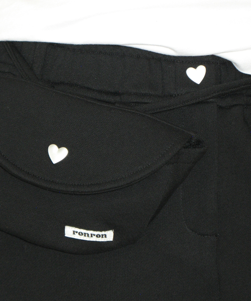 MINI POCKET BAG SET LONG SKIRT BLACK
