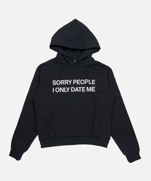 I ONLY DATE ME HOODIE (BLACK)