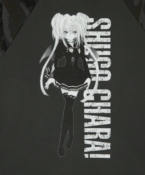 SHUGO CHARA! RAGLAN HOODY(CHARCOAL)