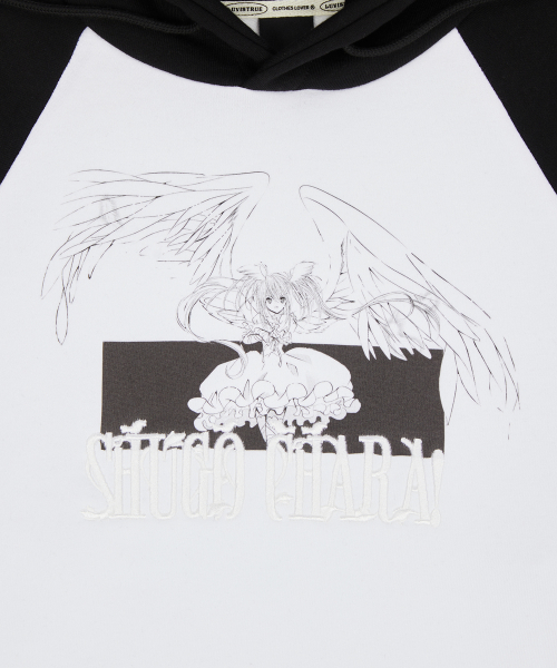 SHUGO CHARA! RAGLAN HOODY(WHITE)