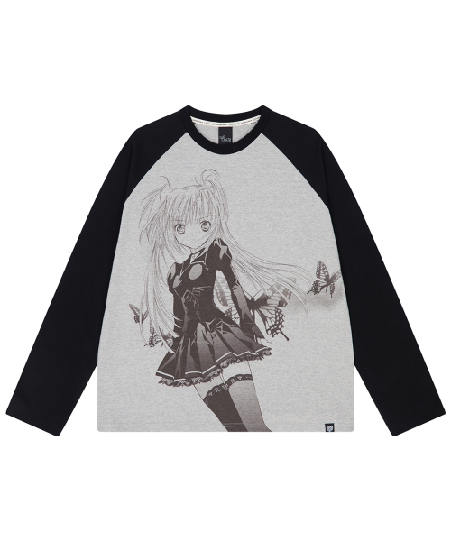SHUGO CHARA! RAGLAN LONG SLEEVE(BLACK)