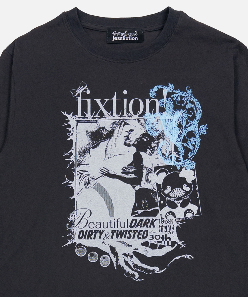 HORROR! LONG SLEEVE (CHARCOAL)
