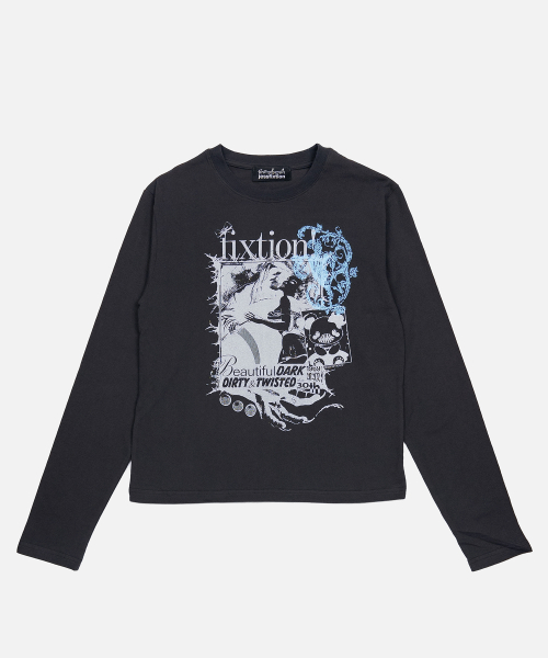 HORROR! LONG SLEEVE (CHARCOAL)