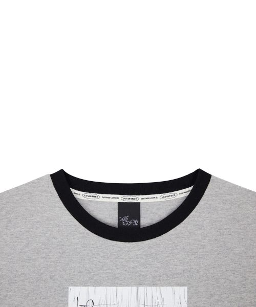 SHUGO CHARA! RIMA RINGER TEE(GRAY)