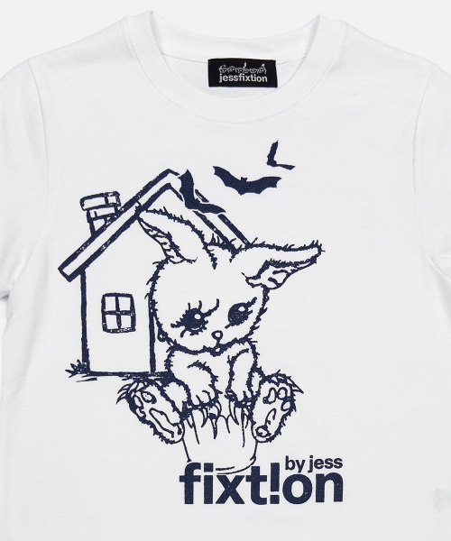 BUNNY FIXT!ON MINI TEE (WHITE)