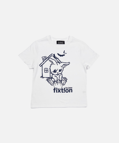 BUNNY FIXT!ON MINI TEE (WHITE)