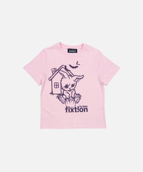BUNNY FIXT!ON MINI TEE (BABY PINK)