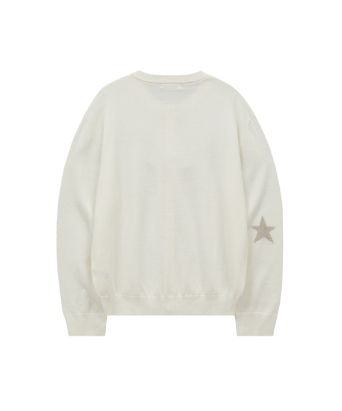 Puppy Boucle Cardigan IVORY