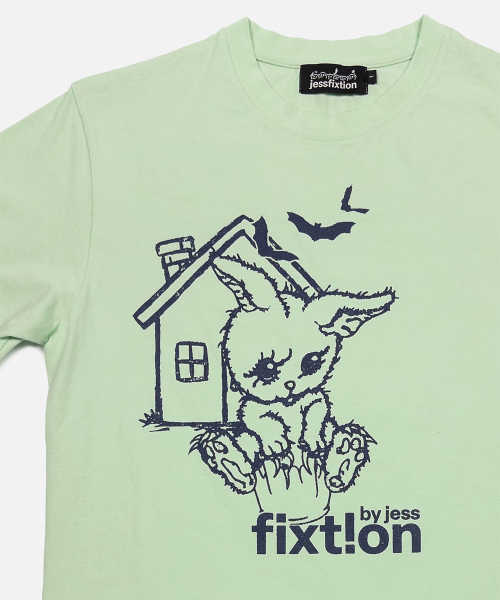 BUNNY FIXT!ON TEE (MINT GREEN)