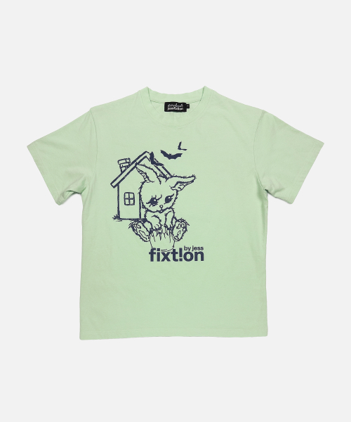 BUNNY FIXT!ON TEE (MINT GREEN)