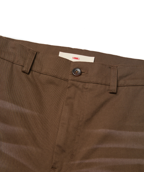 BLUES FLARE CHINO PANTS (BROWN)