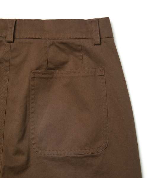 BLUES FLARE CHINO PANTS (BROWN)
