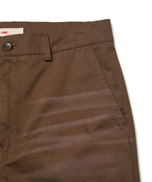 BLUES FLARE CHINO PANTS (BROWN)