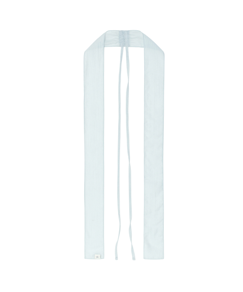 TCM layered chiffon scarf (sky blue)